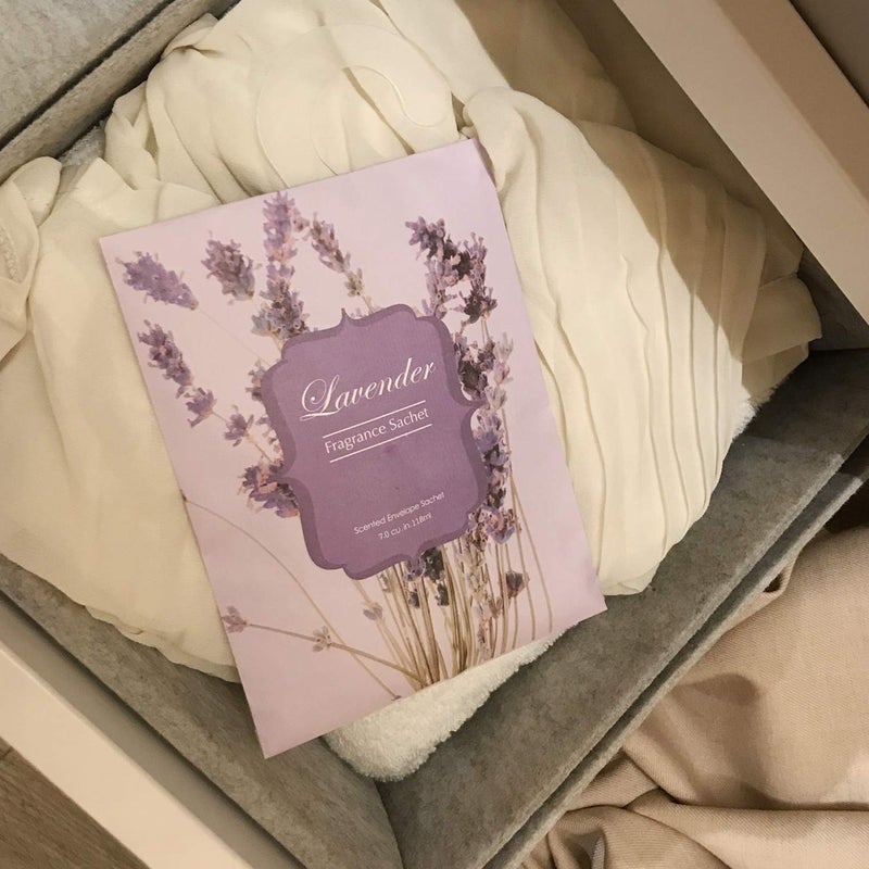 LIFFLY 8 Large Packs Lavender Scented Sachets Bag with Hanger for Drawer and Closet Xmas Gift - Image 4